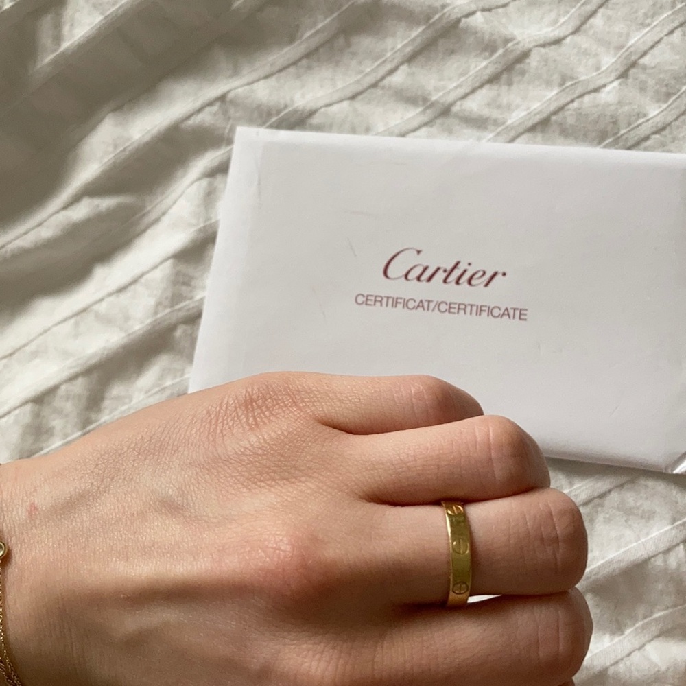 Cartier Love Engagement Ring, Yellow Gold